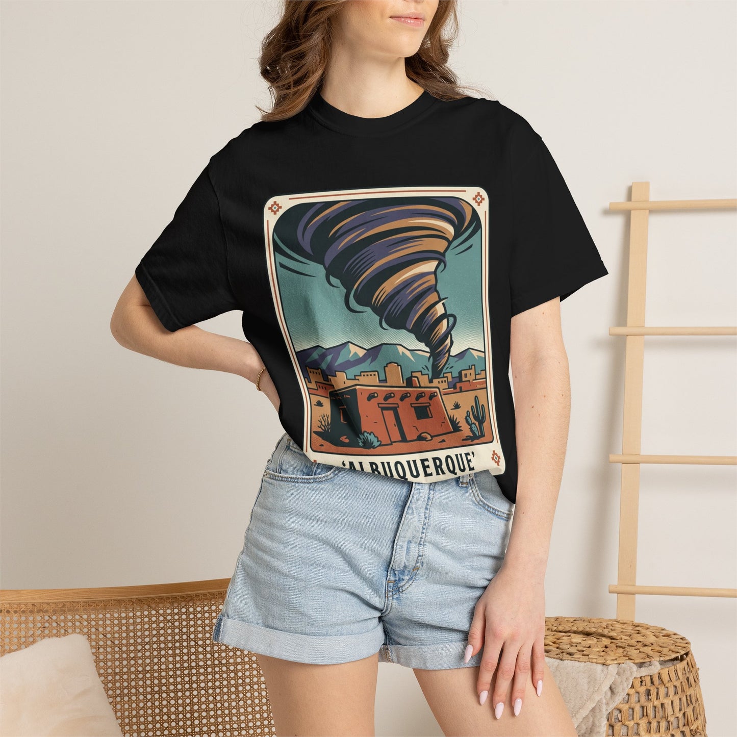 Albuquerque Vintage Tornado Graphic T-Shirt
