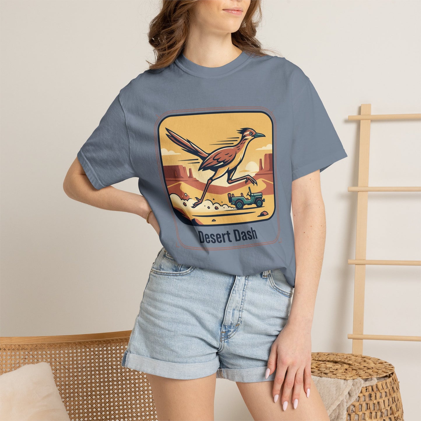 Desert Dash T-Shirt — Roadrunner Retro Graphic Tee