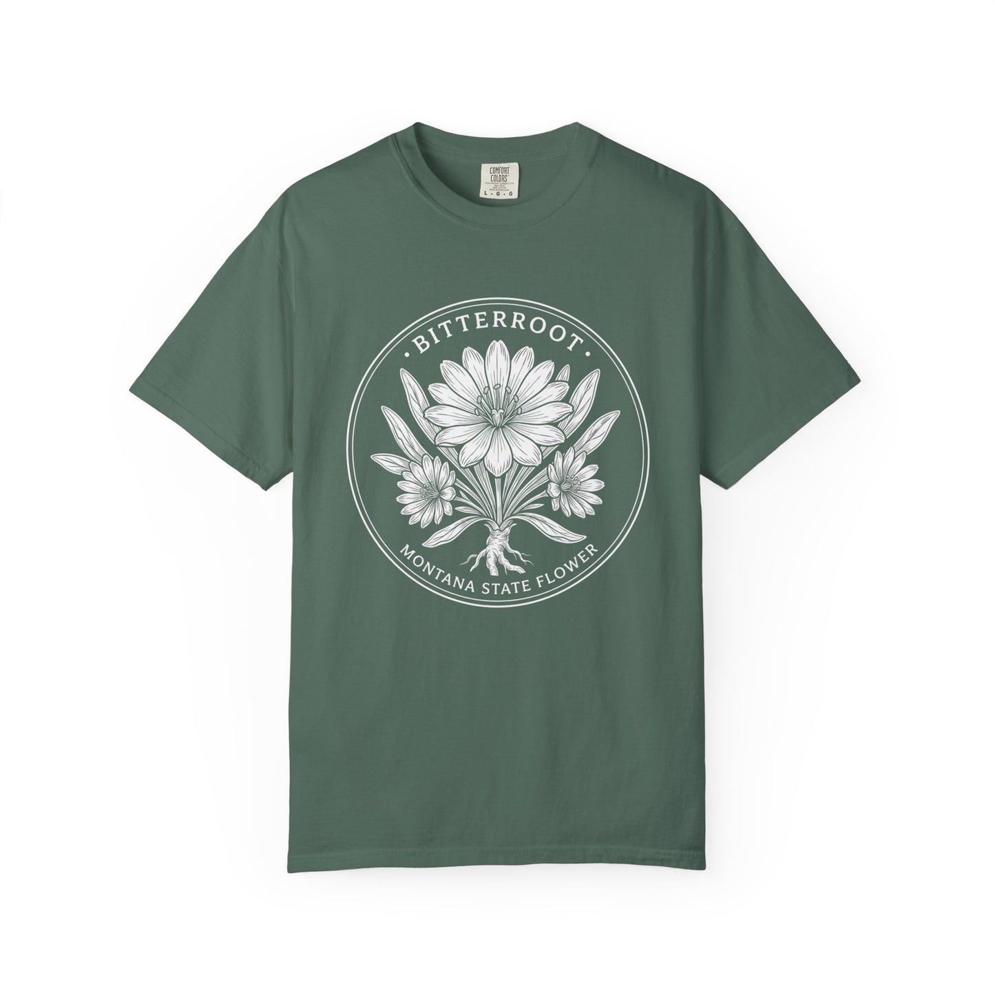 Bitterroot Montana State Flower T-Shirt — Vintage Botanical Tee