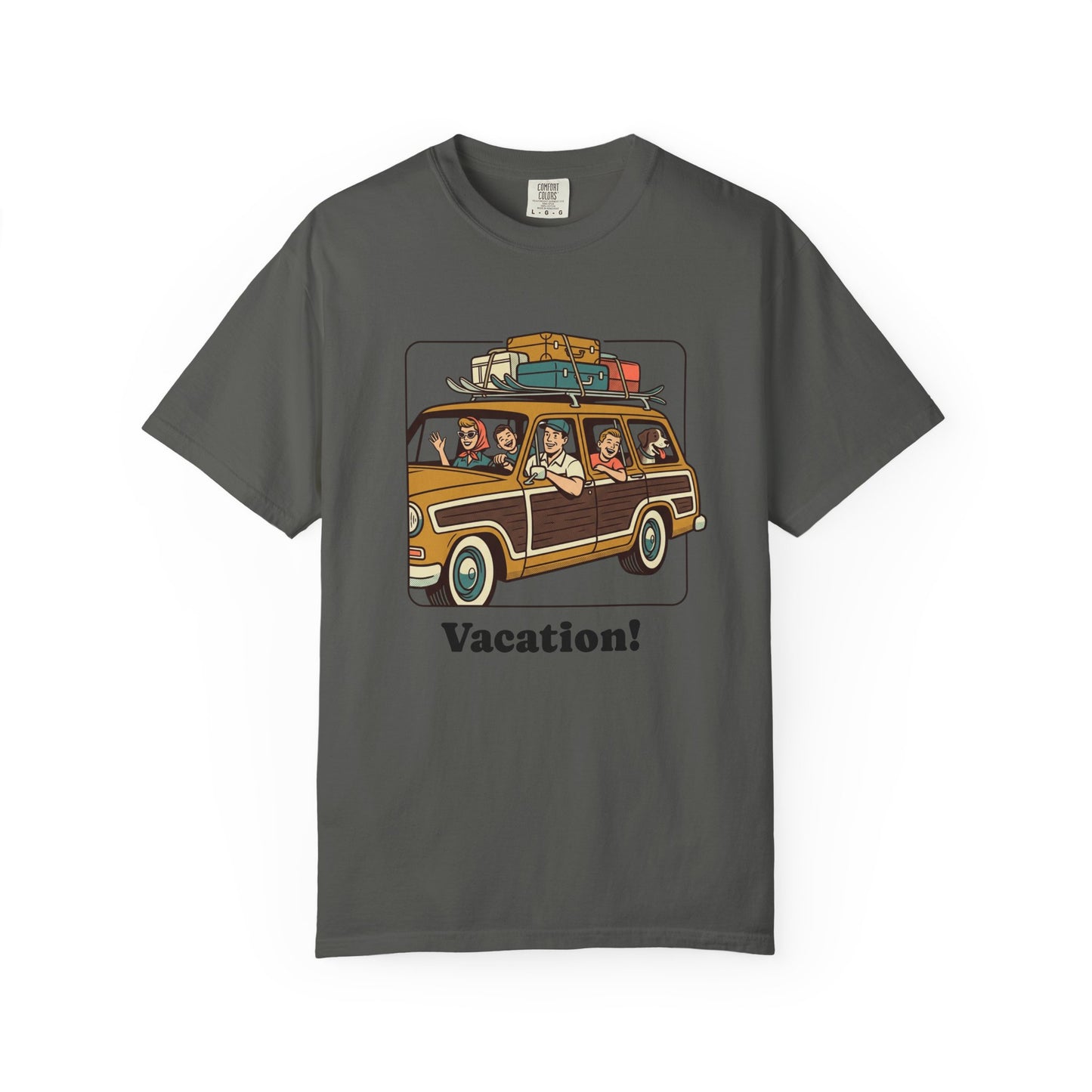 Vacation! Vintage Woodie Road Trip T-Shirt