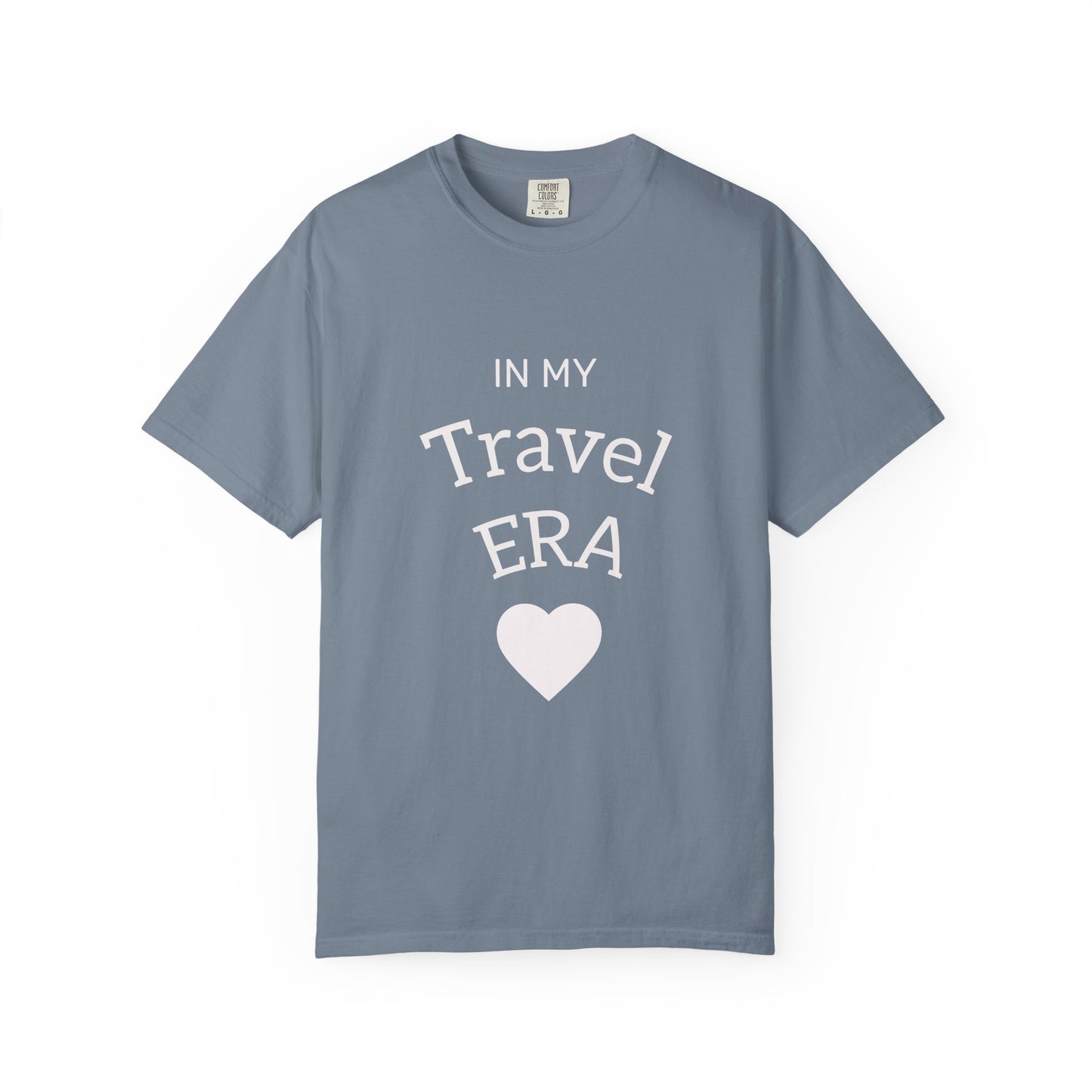 Travel Era T-Shirt — "In My Travel Era" Vintage Heart Tee for Travelers