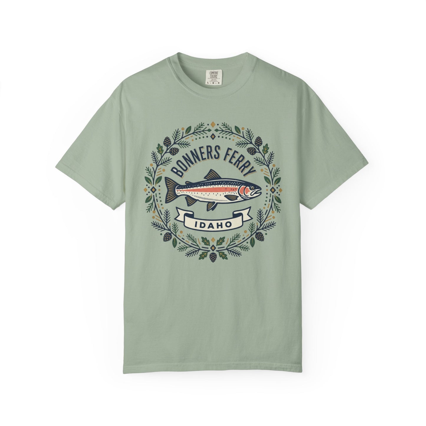 Idaho Bonners Ferry Trout T-Shirt — Vintage Fishing Graphic
