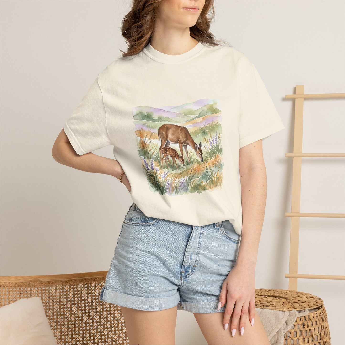Deer Meadow Vintage-Style T-Shirt