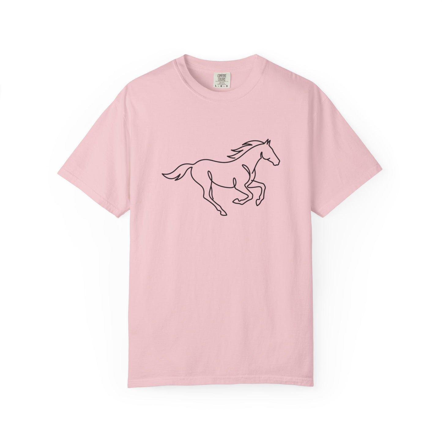 Running Horse Outline T-Shirt