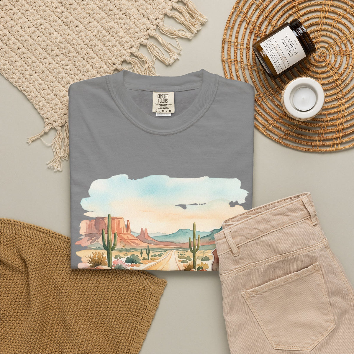 Scenic Highways Please! T-Shirt — Floral Travel Roadtrip Tee or