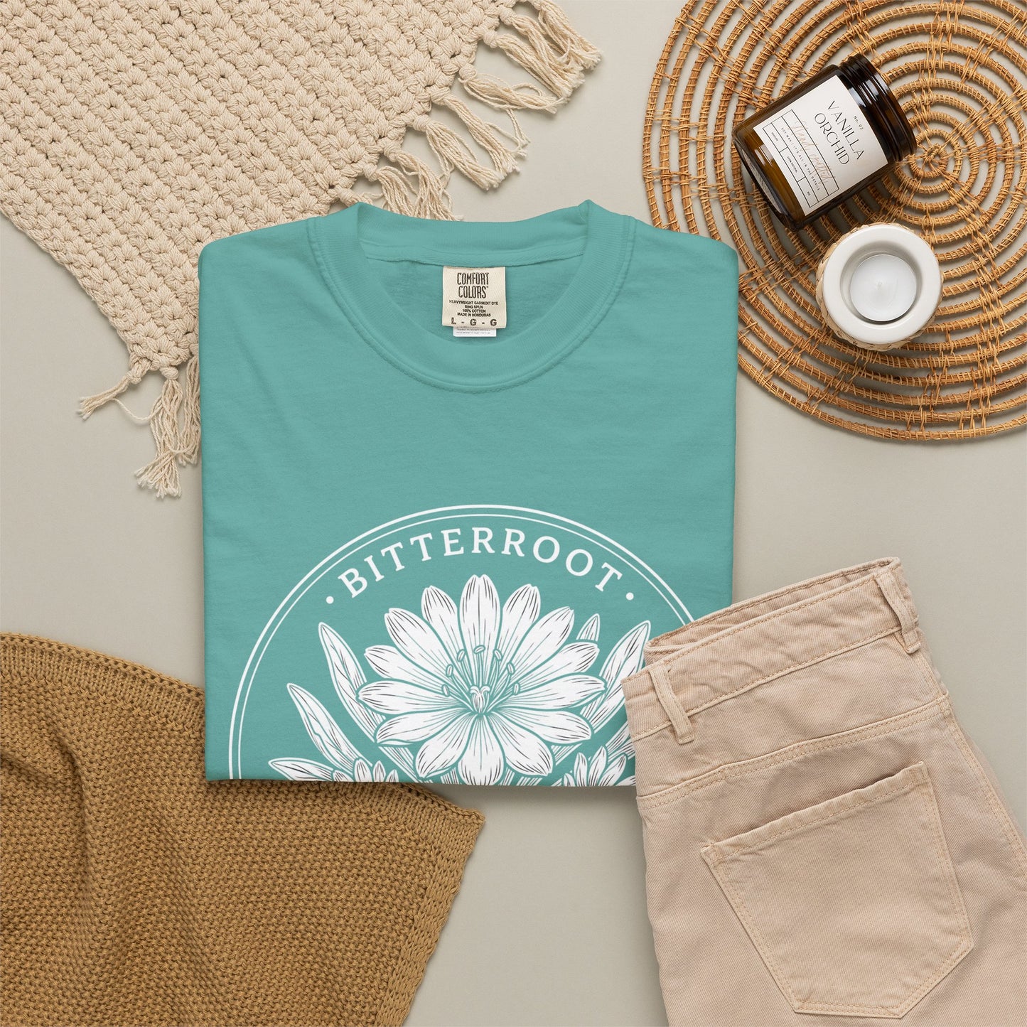 Bitterroot Montana State Flower T-Shirt — Vintage Botanical Tee