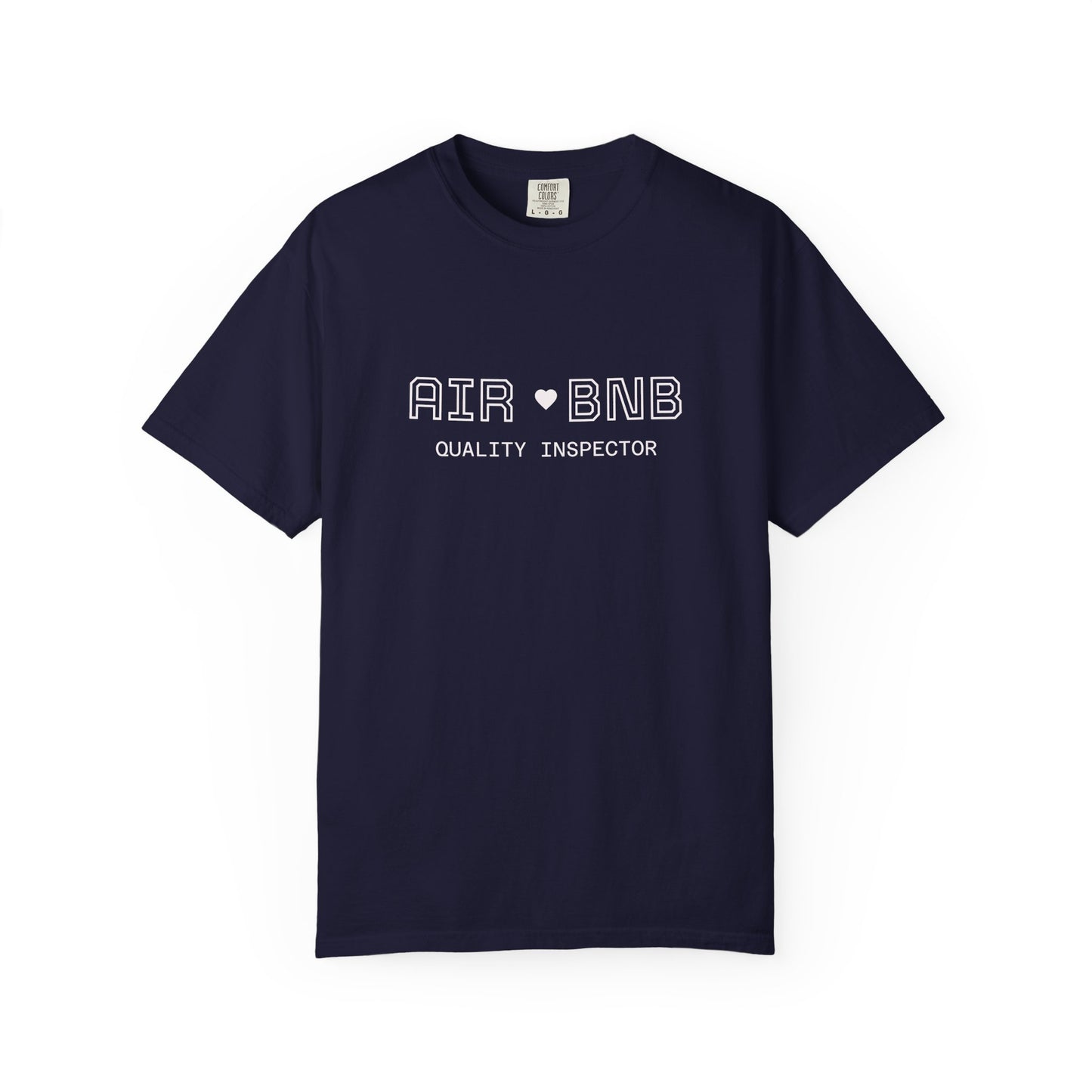 Air BNB Quality Inspector T-Shirt — Vintage Crewneck Tee for Hosts & Travelers
