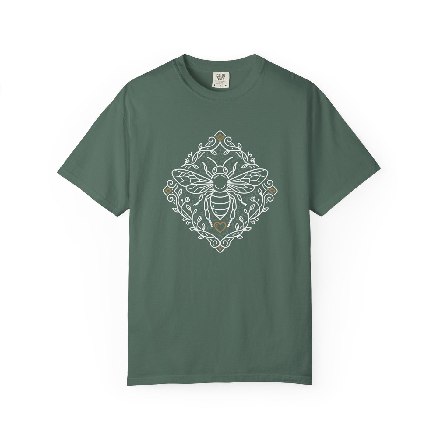 Bee Botanical T-Shirt — Vintage Floral Bee Graphic Tee
