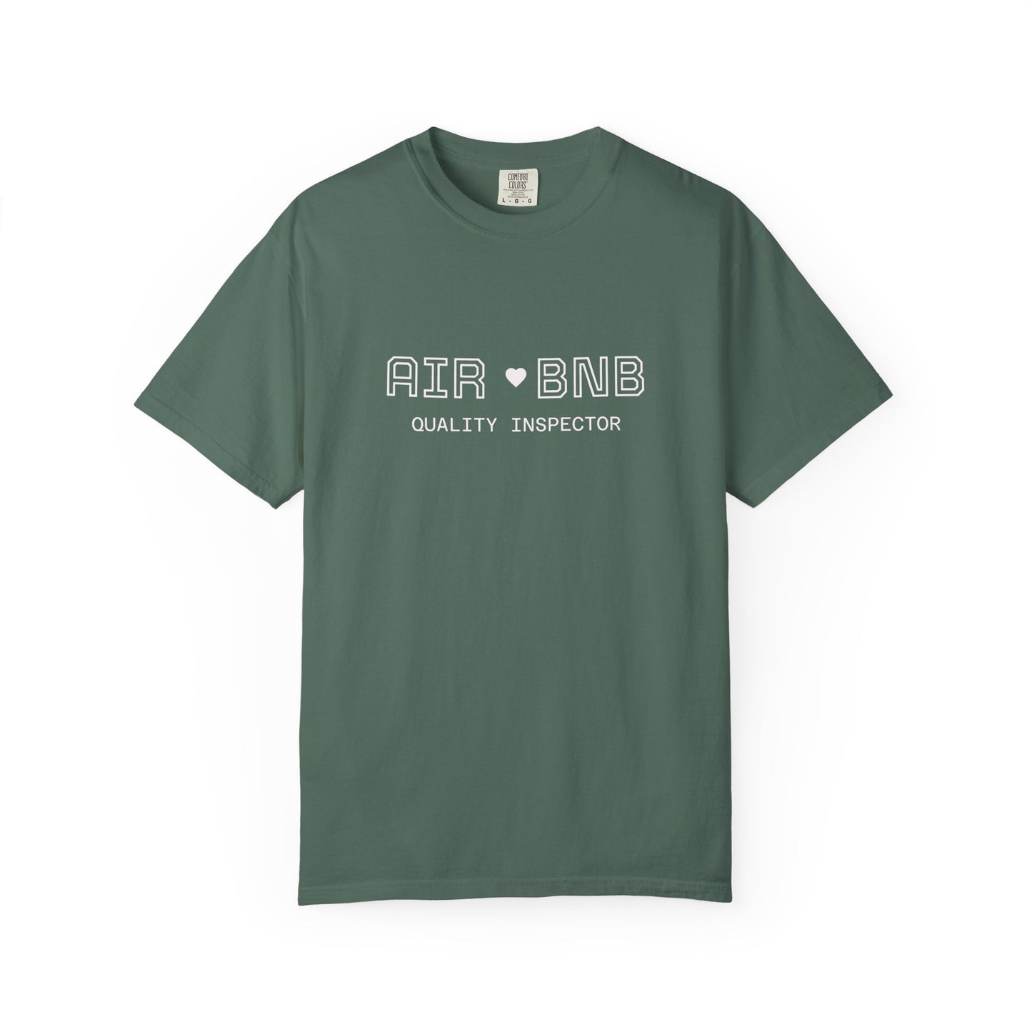 Air BNB Quality Inspector T-Shirt — Vintage Crewneck Tee for Hosts & Travelers