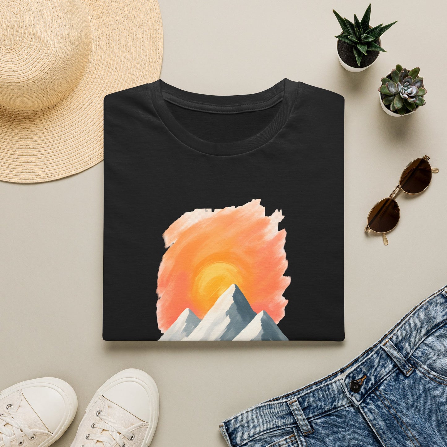 Sunrise Over Peaks T-Shirt