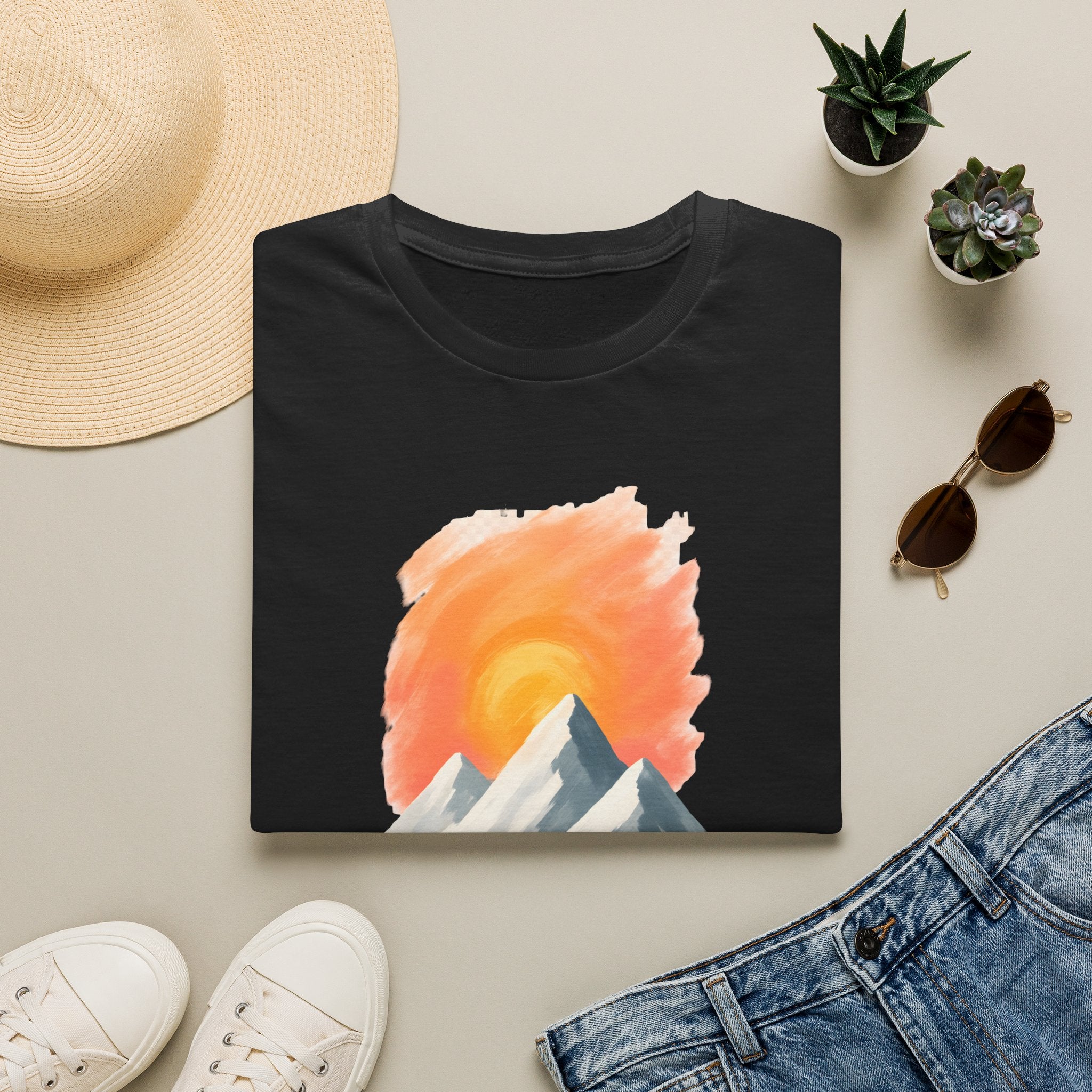 Sunrise Over Peaks T-Shirt