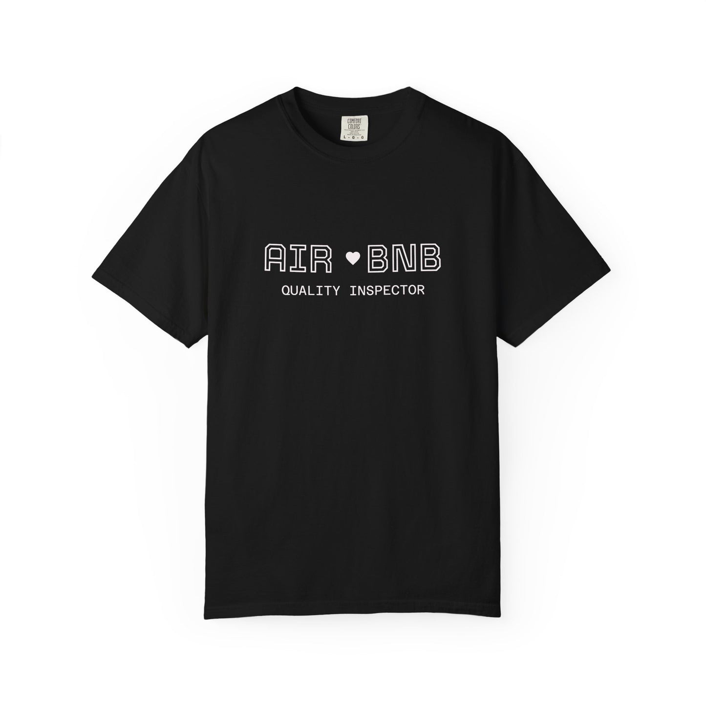 Air BNB Quality Inspector T-Shirt — Vintage Crewneck Tee for Hosts & Travelers