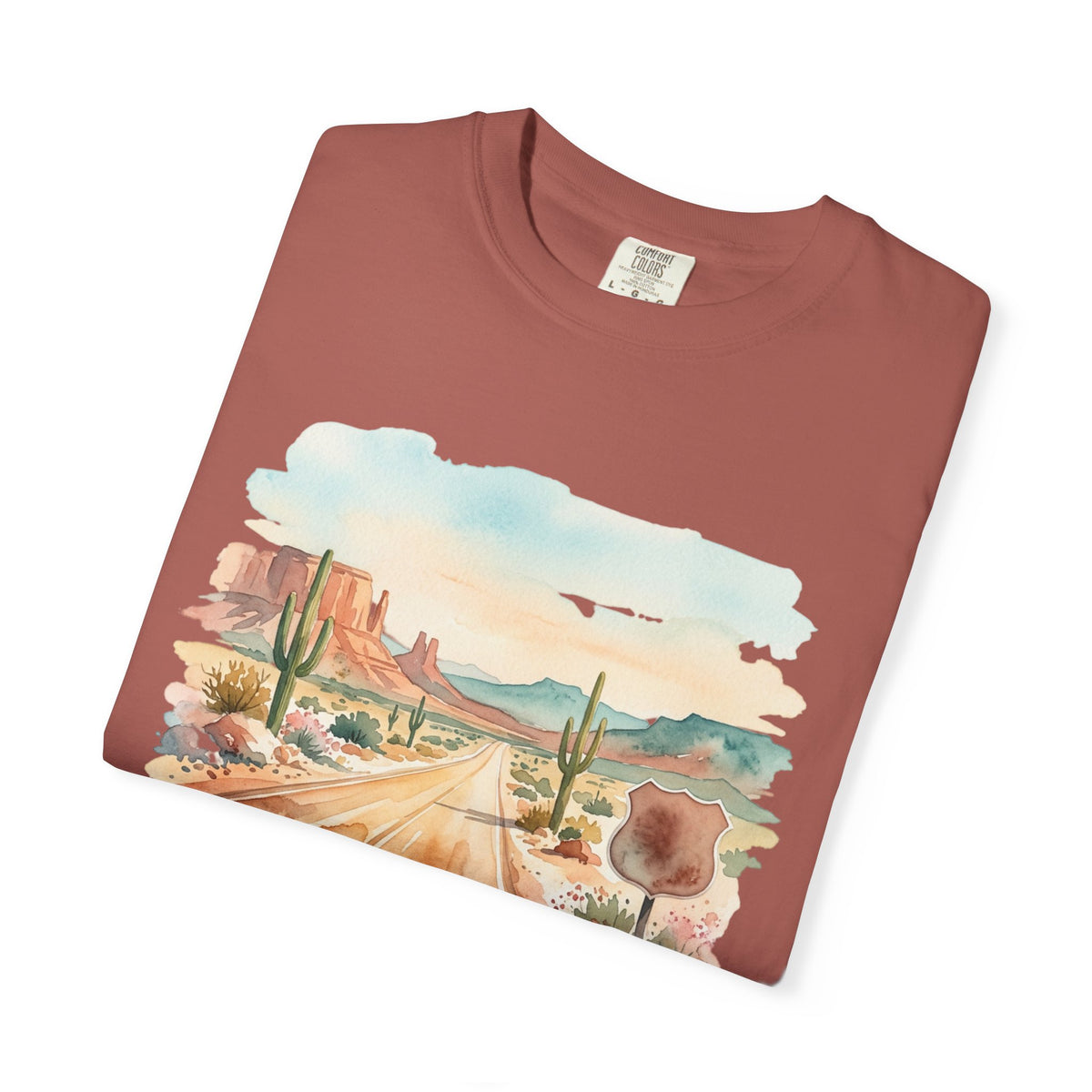 Scenic Highways Please! T-Shirt — Floral Travel Roadtrip Tee or