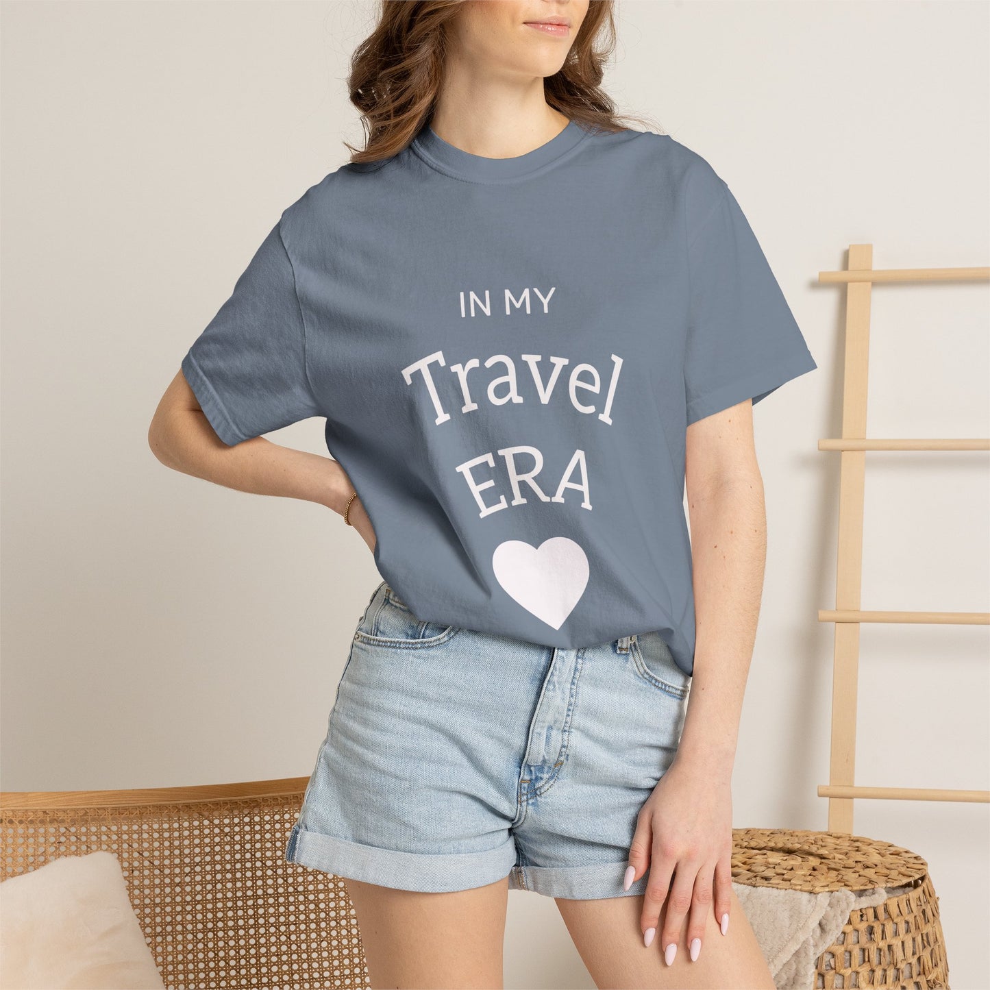Travel Era T-Shirt — "In My Travel Era" Vintage Heart Tee for Travelers