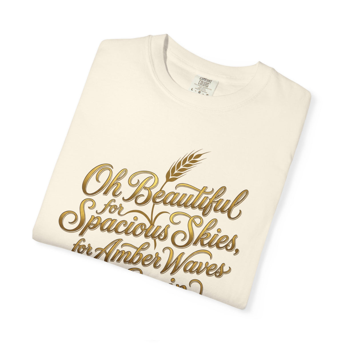 Oh Beautiful For Spacious Skies T-Shirt — Vintage Patriotic Americana Tee