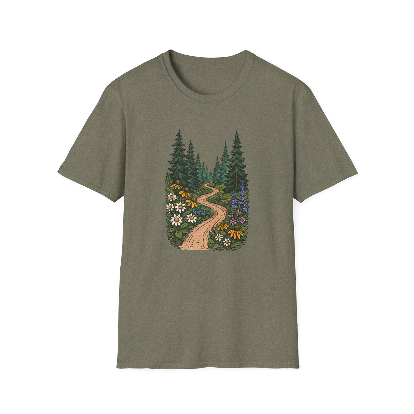 Winding Forest Path T-Shirt
