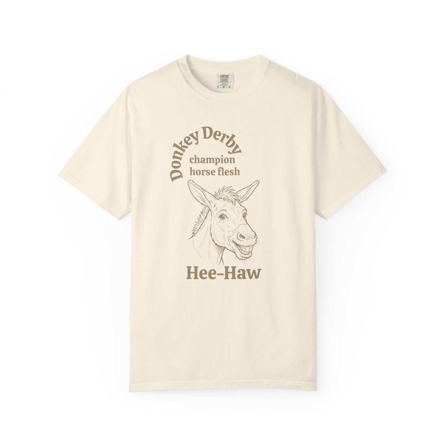 Donkey Derby Hee-Haw Graphic T-Shirt — Vintage Farm Animal Tee