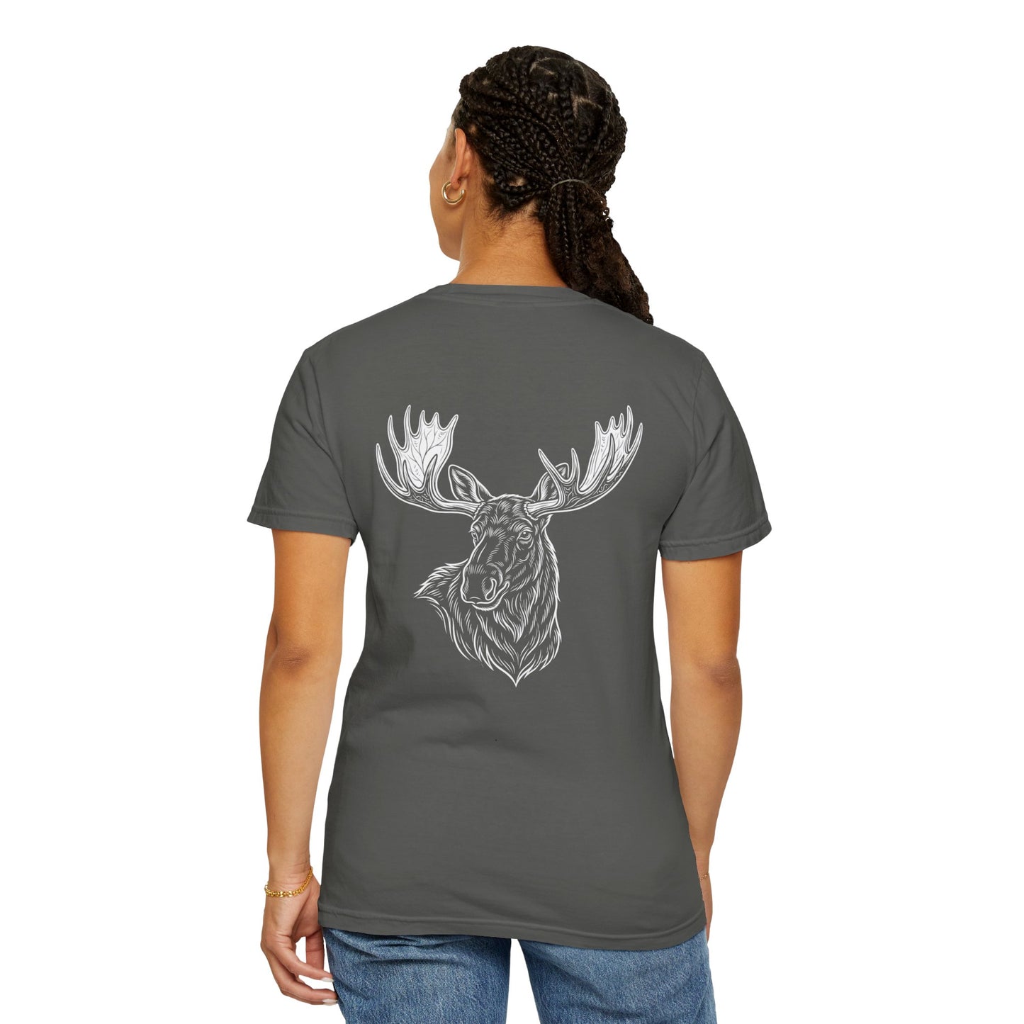 Moosejaw Ridge Graphic T-Shirt — Vintage Moose Head Tee