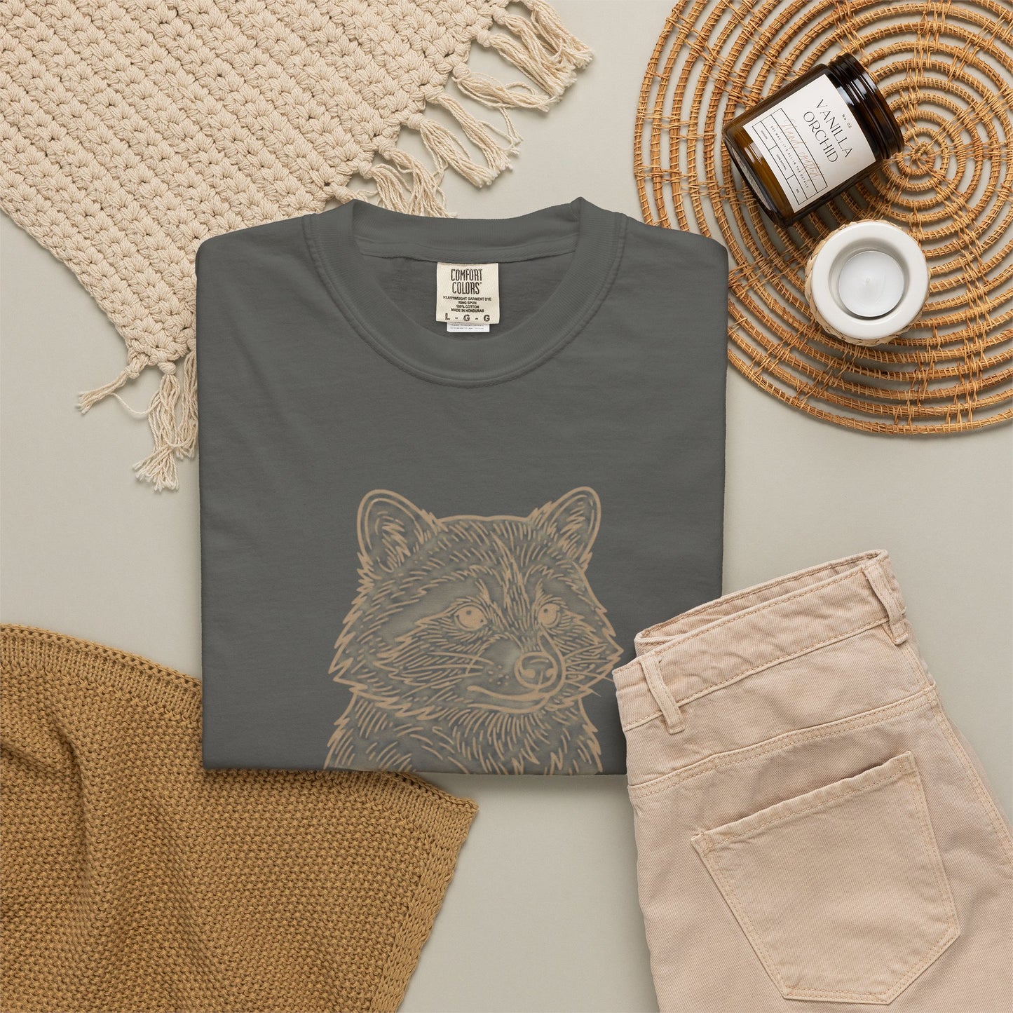 Tomfoolery Management T-Shirt — Raccoon Illustration Graphic Tee