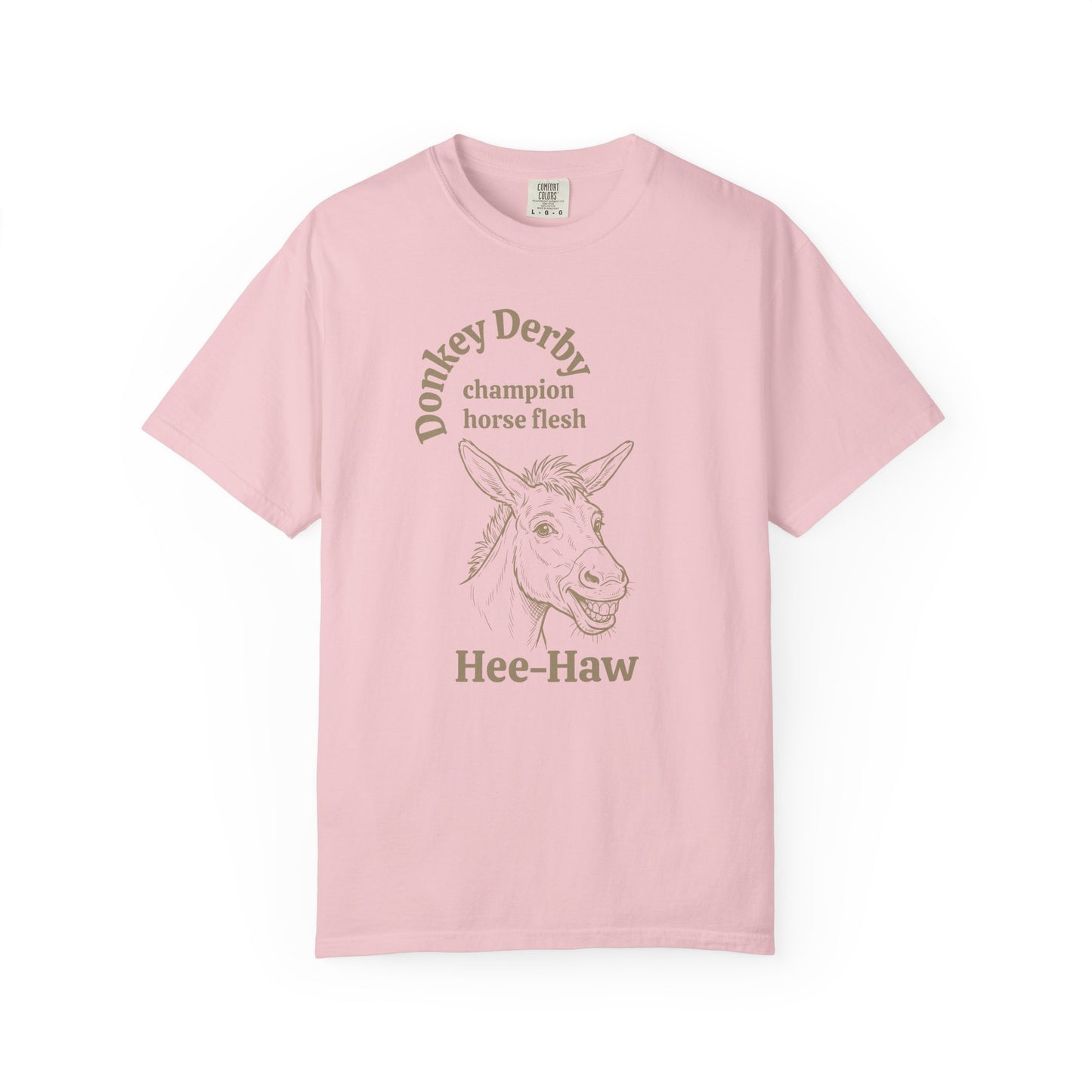 Donkey Derby Hee-Haw Graphic T-Shirt — Vintage Farm Animal Tee