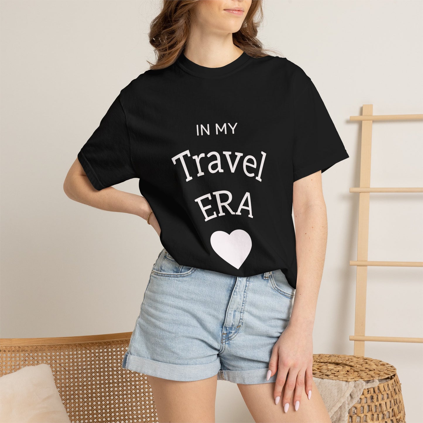 Travel Era T-Shirt — "In My Travel Era" Vintage Heart Tee for Travelers