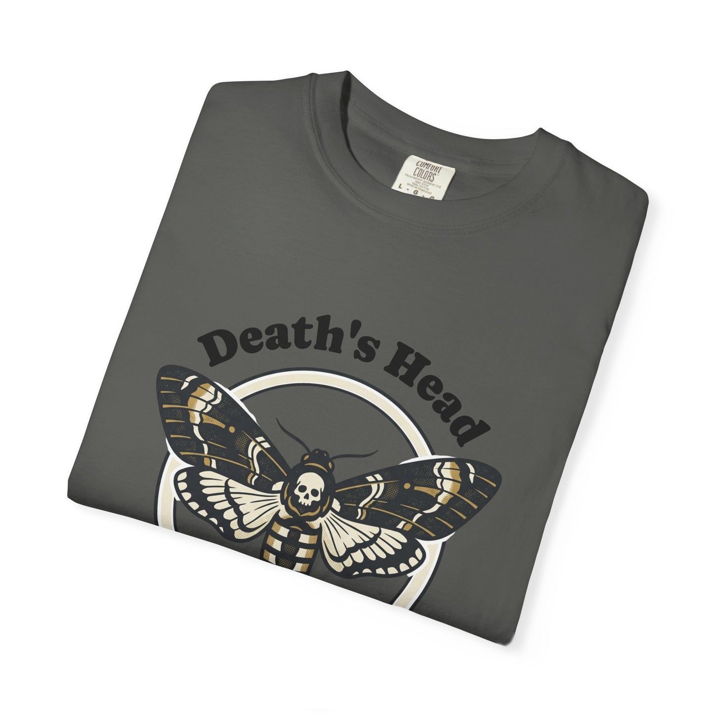 Death's Head Hawkmoth T-Shirt — Vintage Gothic Moth Graphic Tee