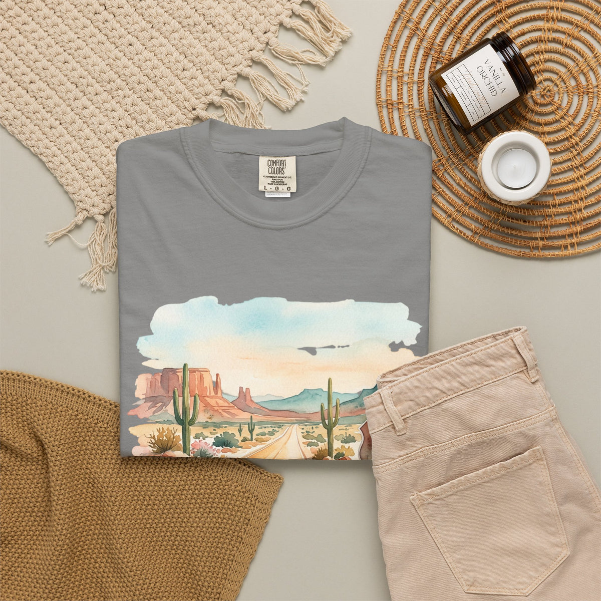 Scenic Highways Please! T-Shirt — Floral Travel Roadtrip Tee or