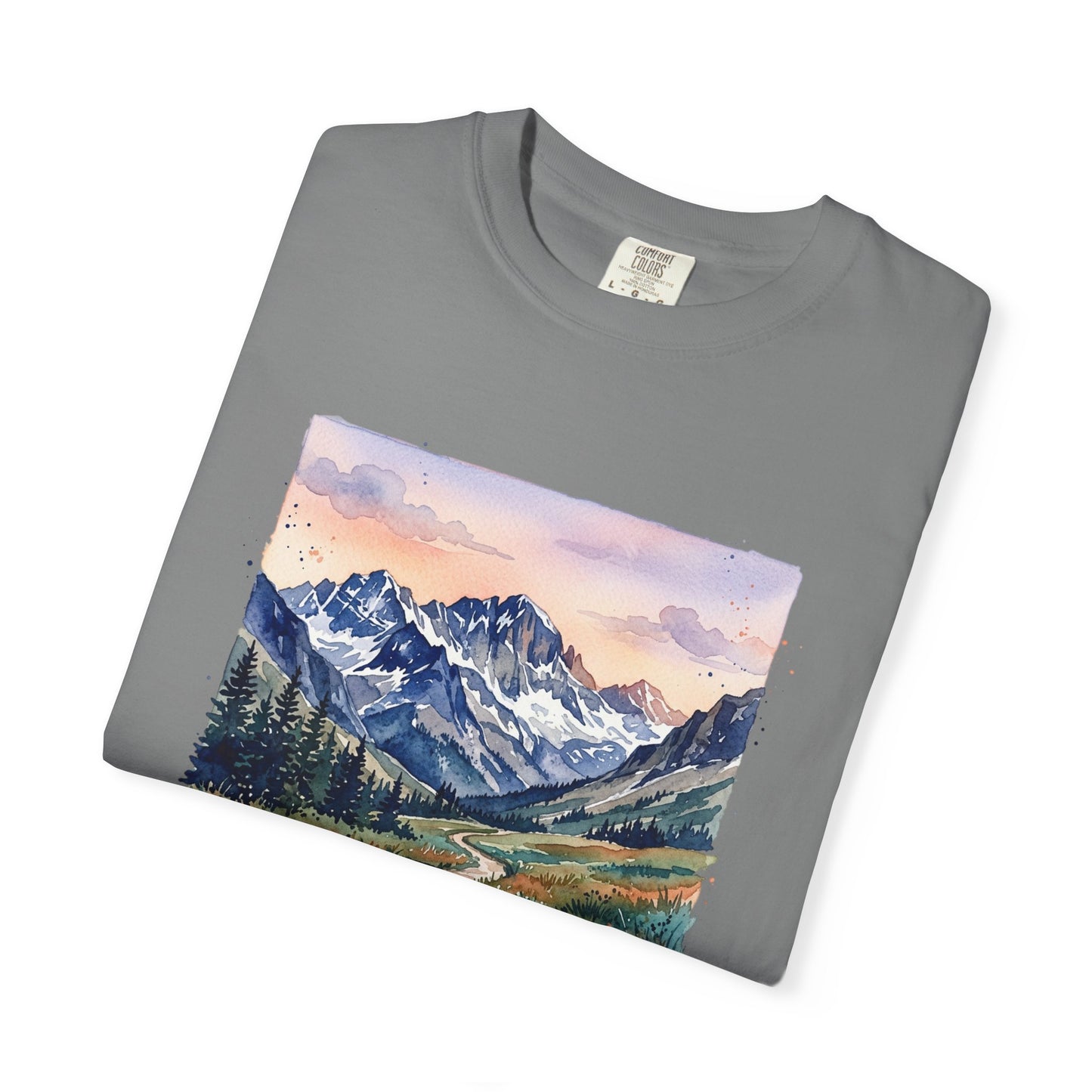 Rocky Mountains Watercolor T-Shirt