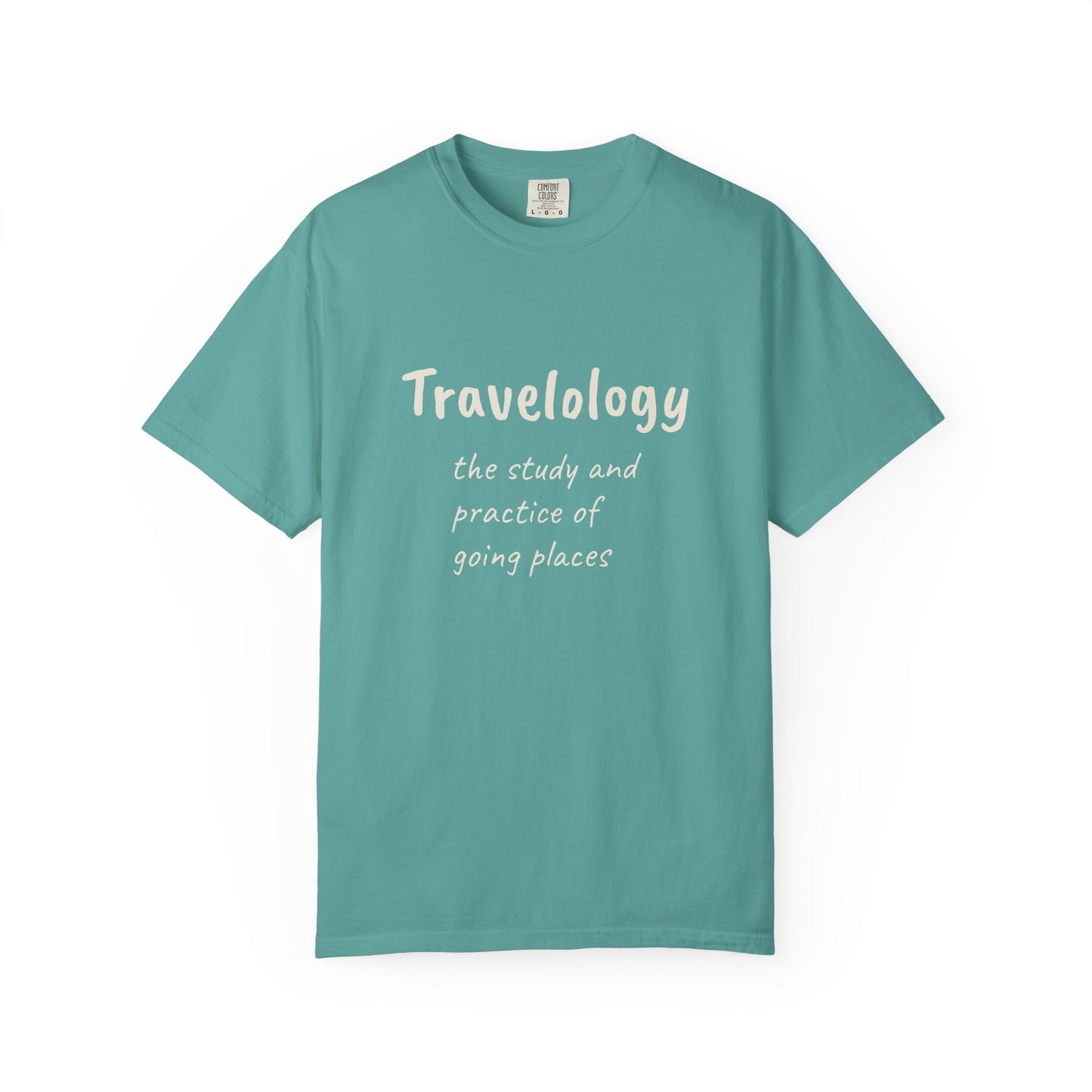 Travelology T-Shirt — "the study and practice of going places" Travel Tee