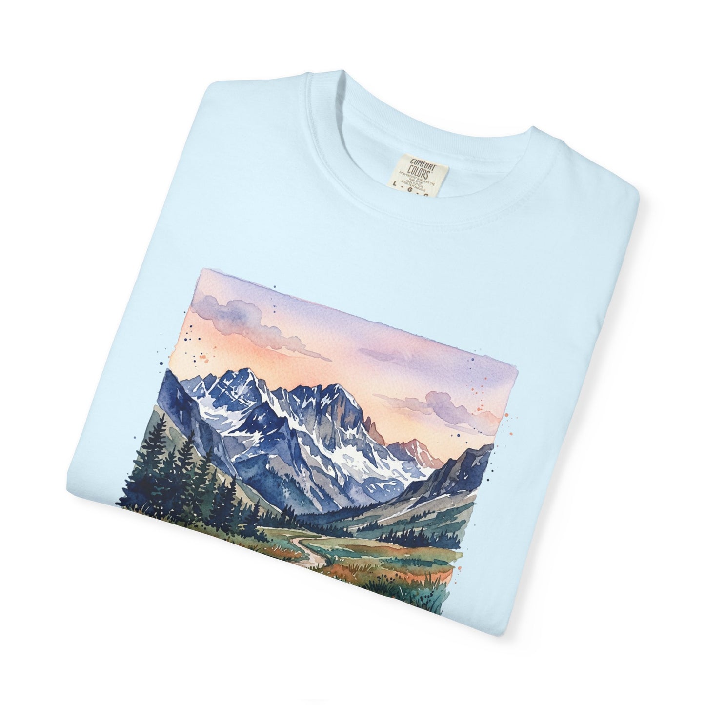Rocky Mountains Watercolor T-Shirt