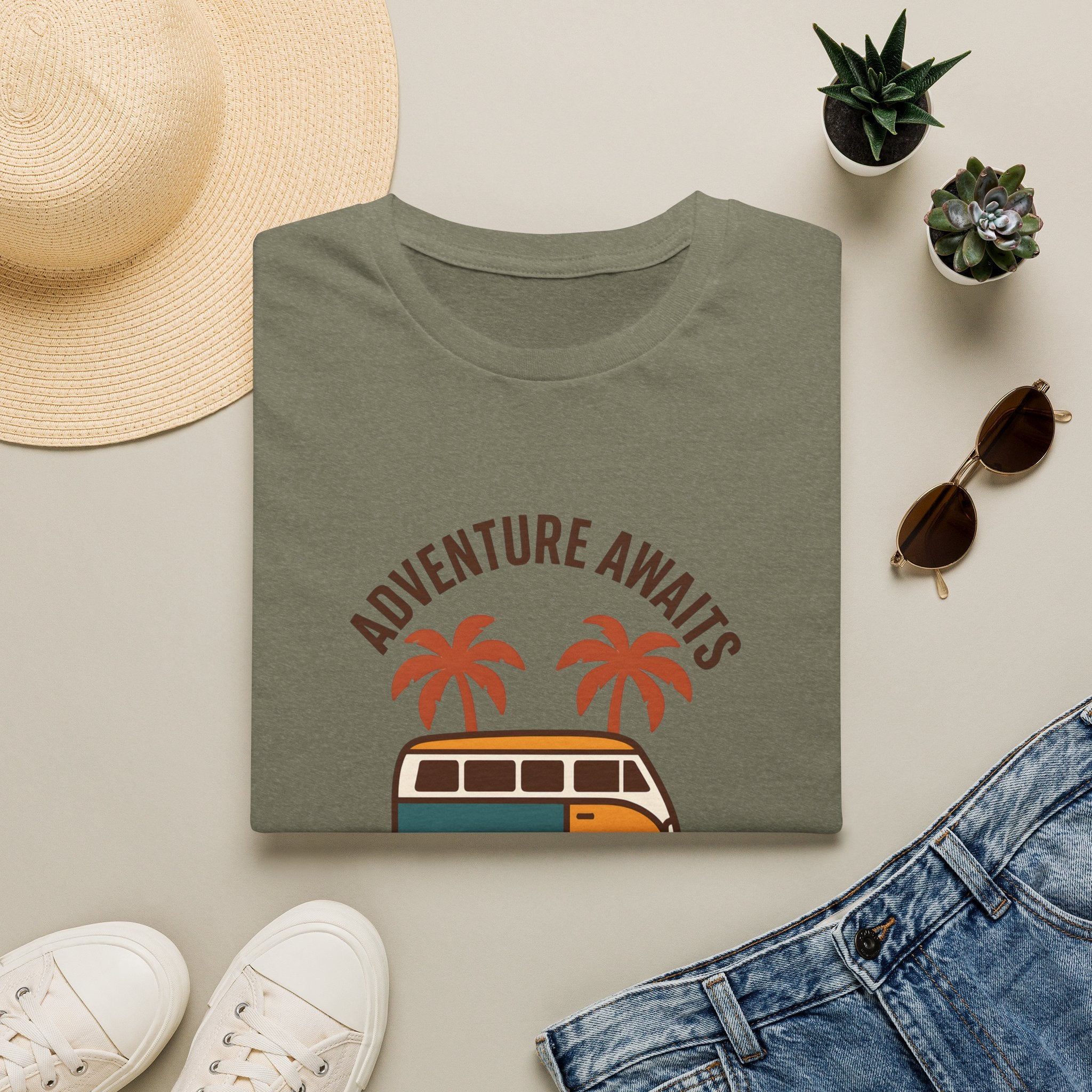 Adventure Awaits Van T-Shirt