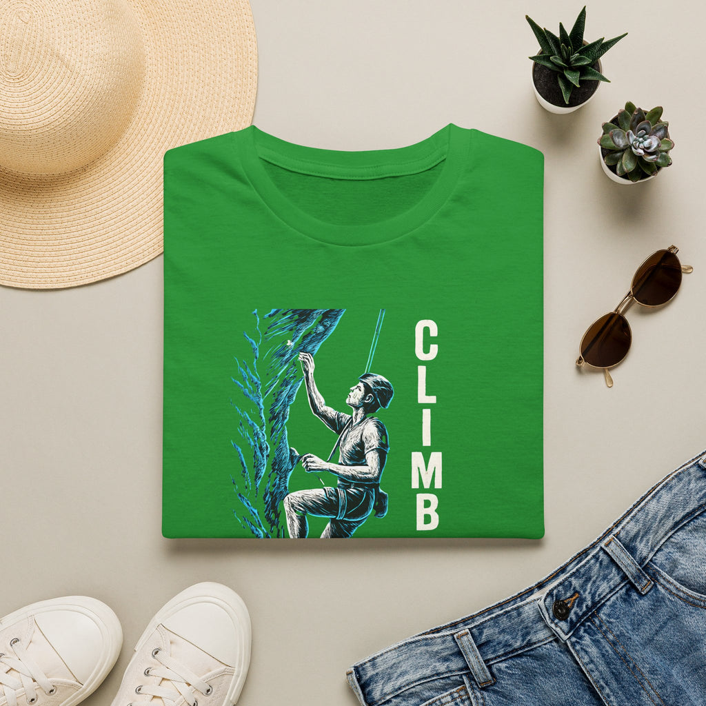 Climber Scaling Cliff T-Shirt