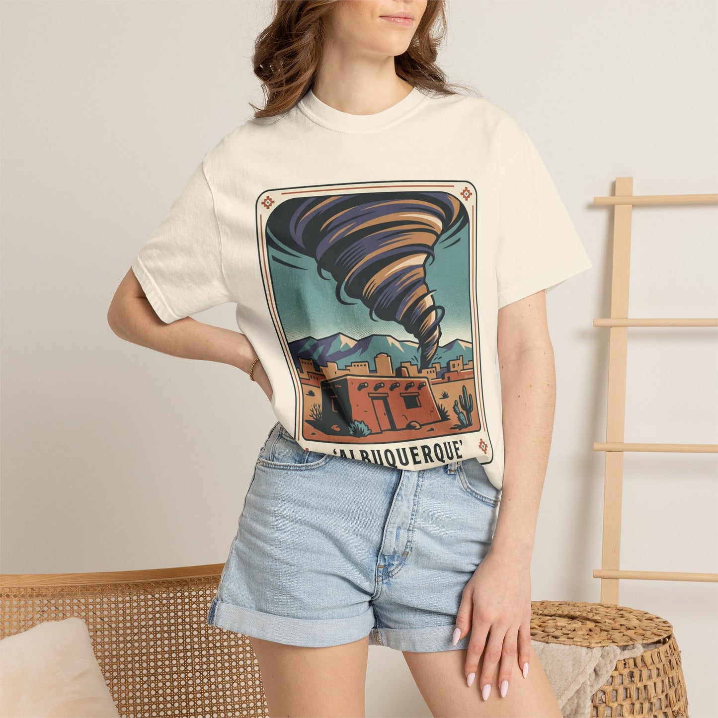 Albuquerque Vintage Tornado Graphic T-Shirt