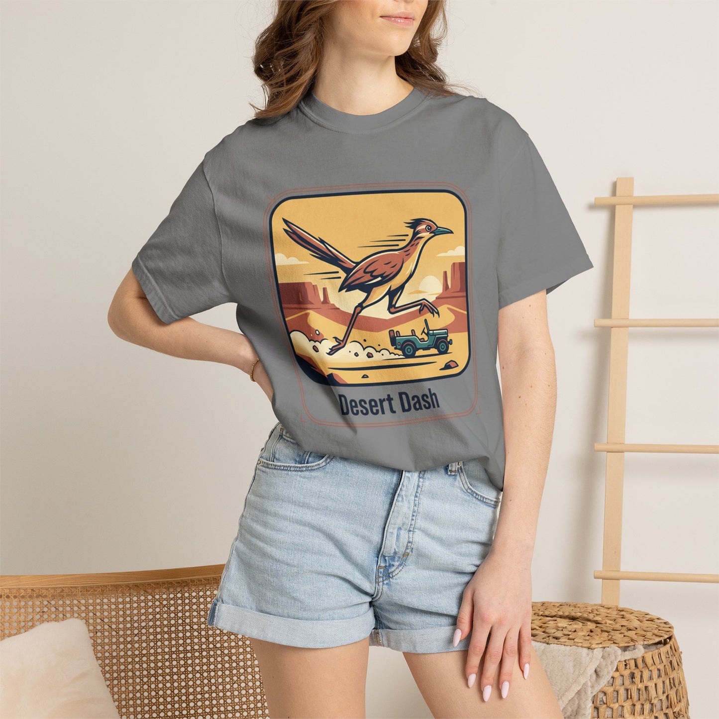 Desert Dash T-Shirt — Roadrunner Retro Graphic Tee