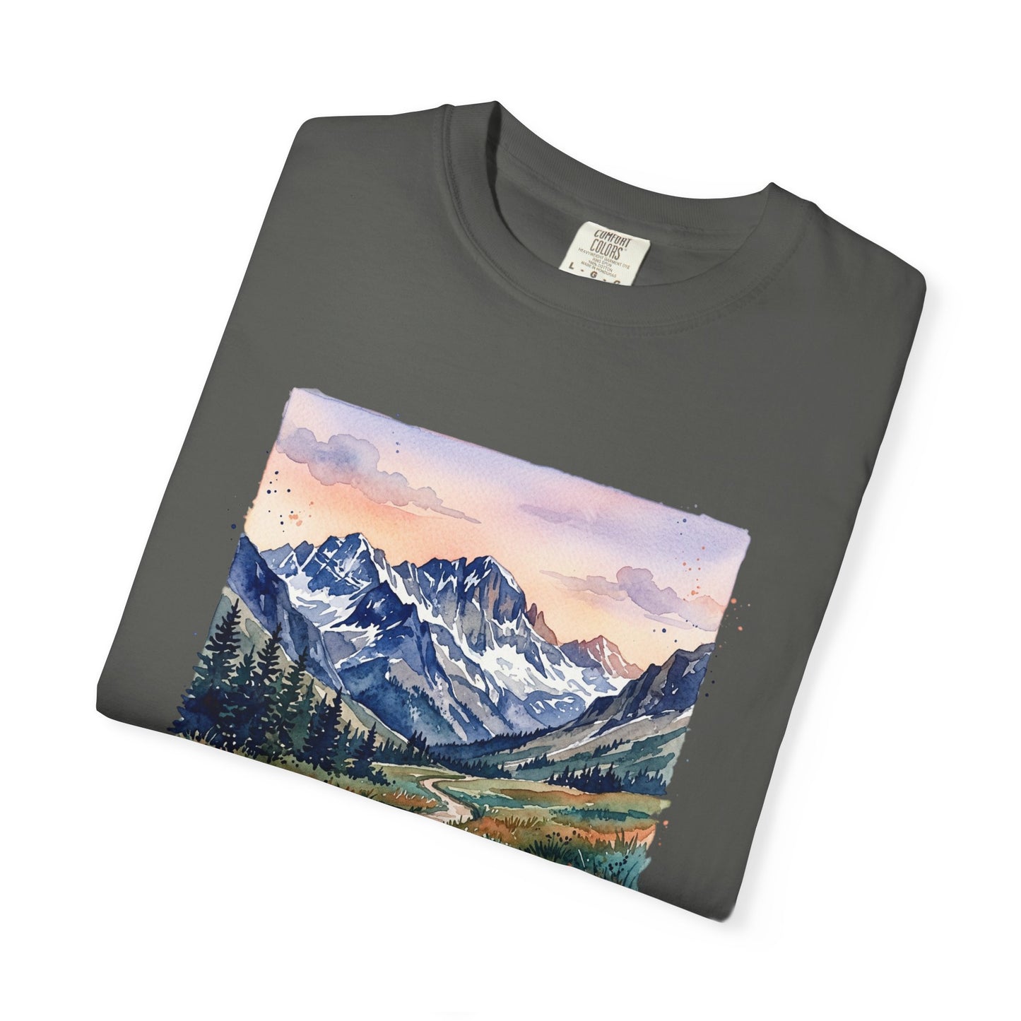 Rocky Mountains Watercolor T-Shirt