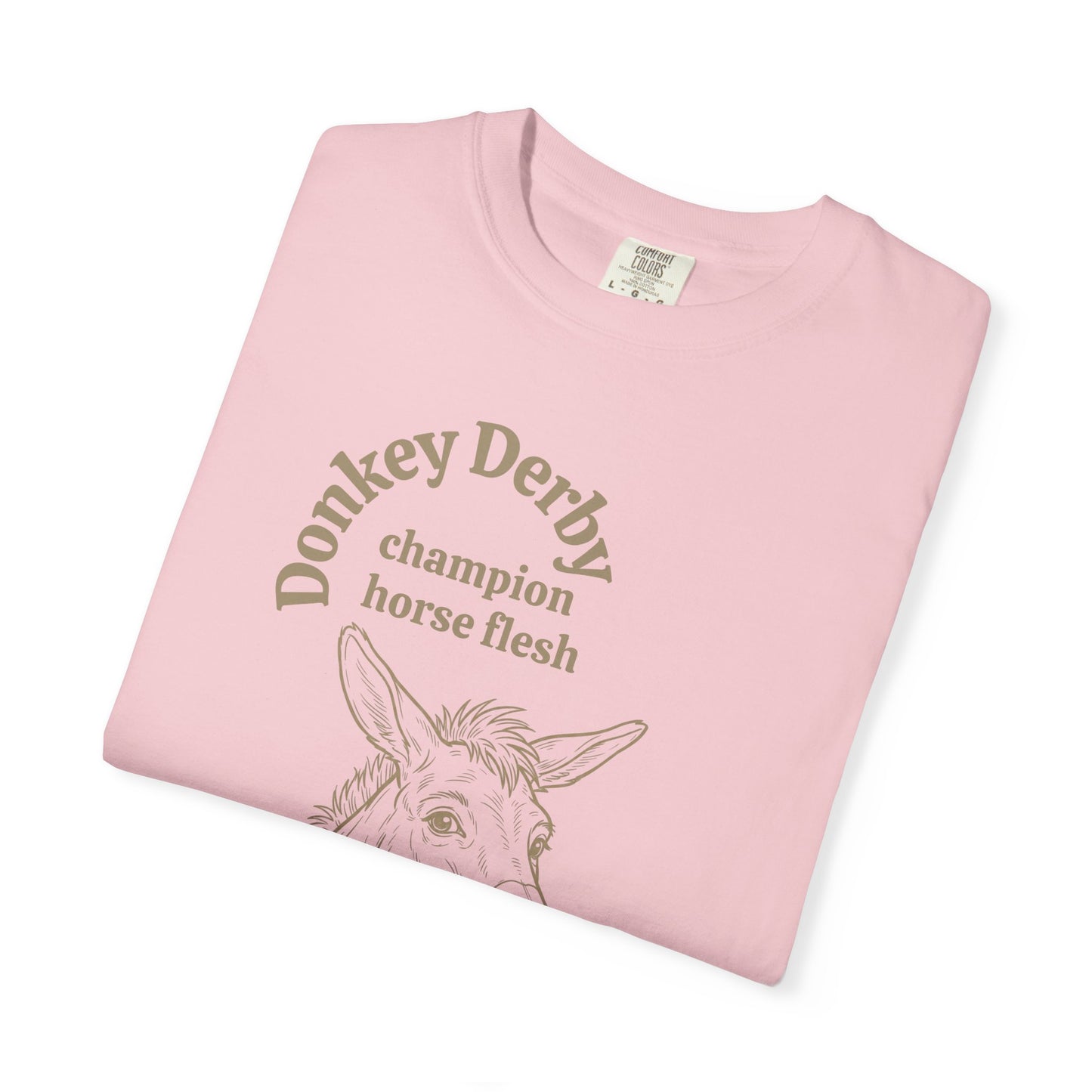 Donkey Derby Hee-Haw Graphic T-Shirt — Vintage Farm Animal Tee