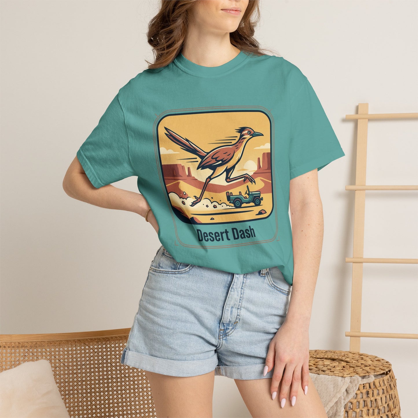 Desert Dash T-Shirt — Roadrunner Retro Graphic Tee