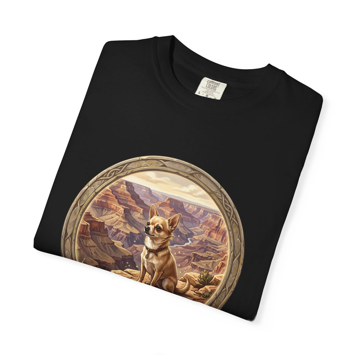 Desert Corgi Scenic T-Shirt — Corgi at the Canyon Graphic Tee