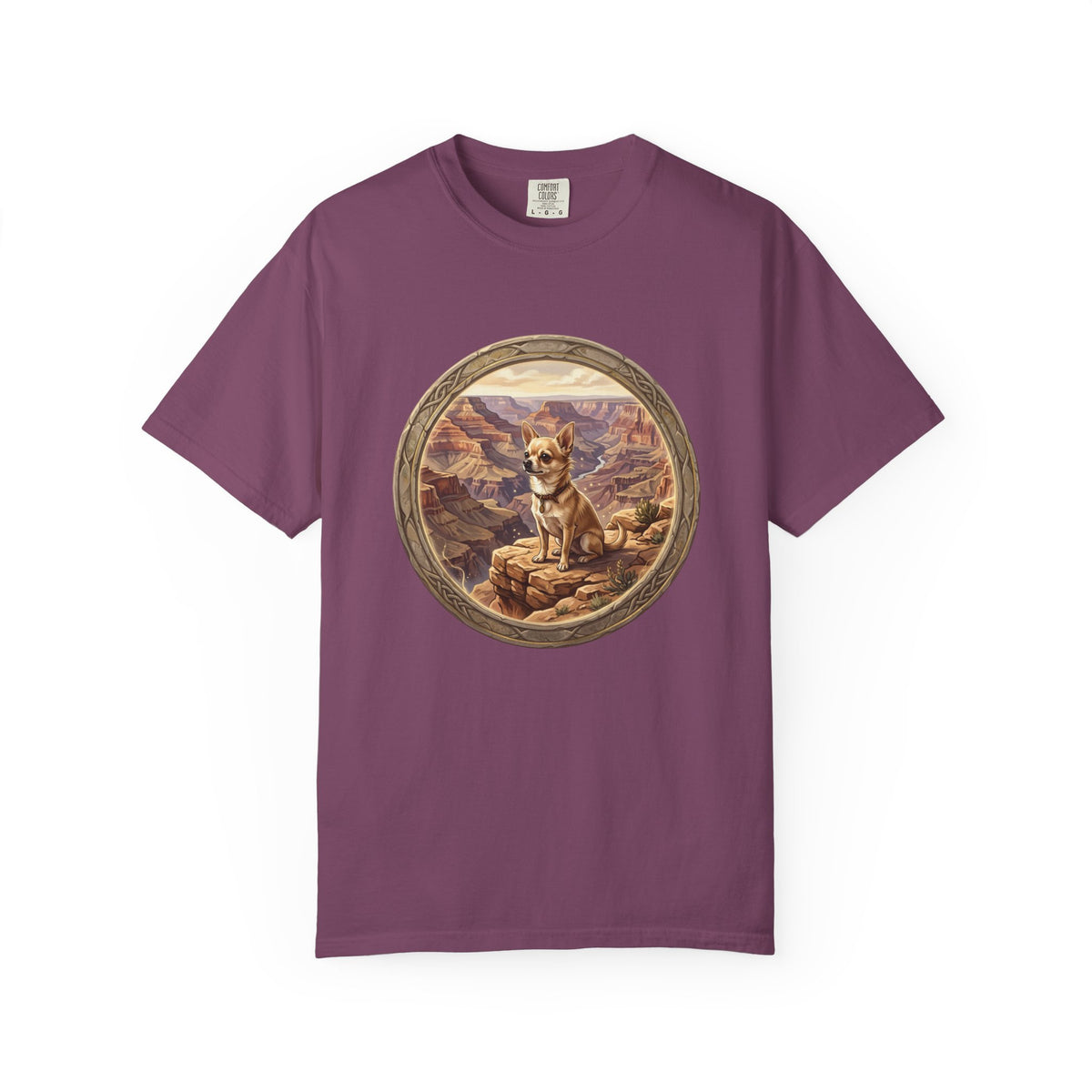 Desert Corgi Scenic T-Shirt — Corgi at the Canyon Graphic Tee