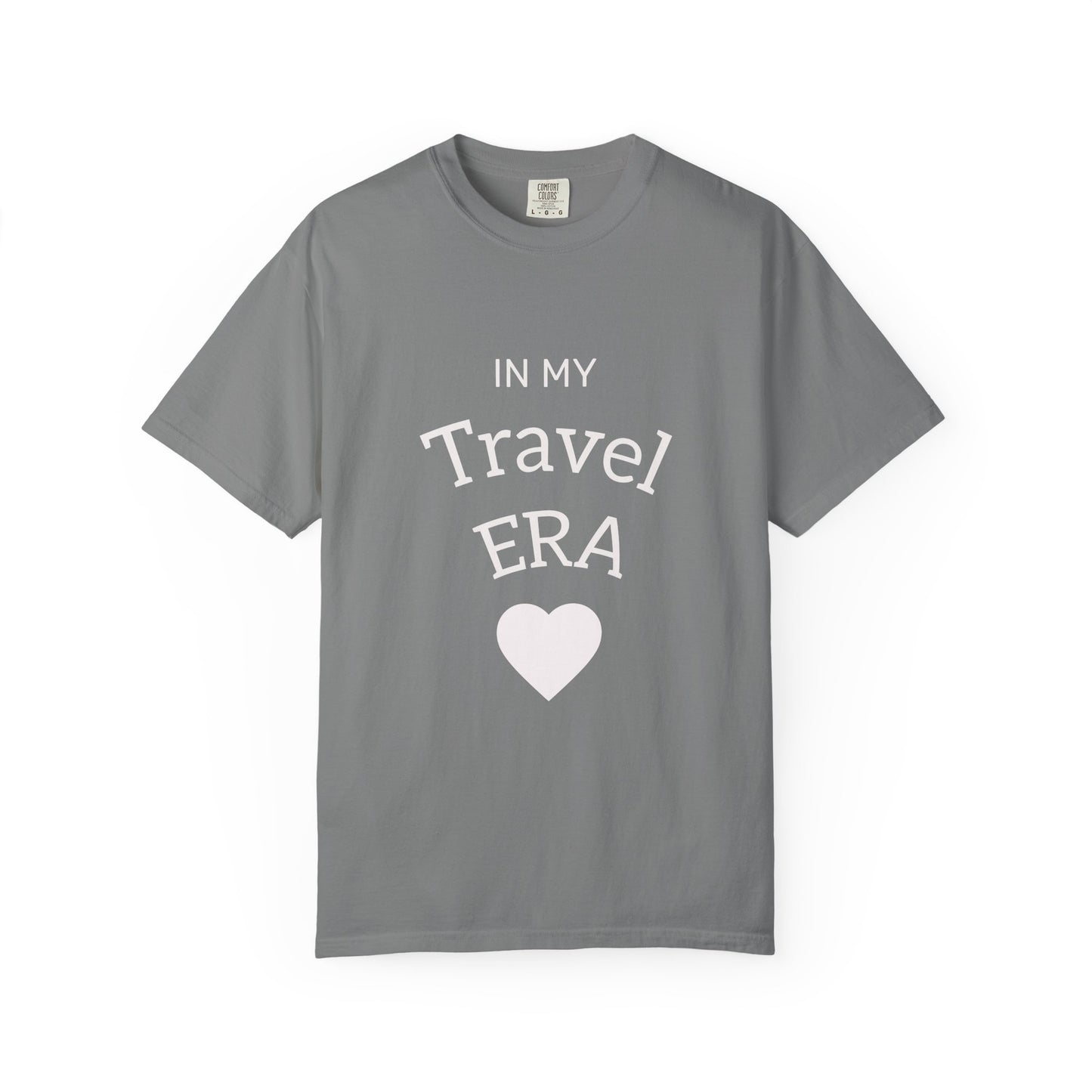 Travel Era T-Shirt — "In My Travel Era" Vintage Heart Tee for Travelers