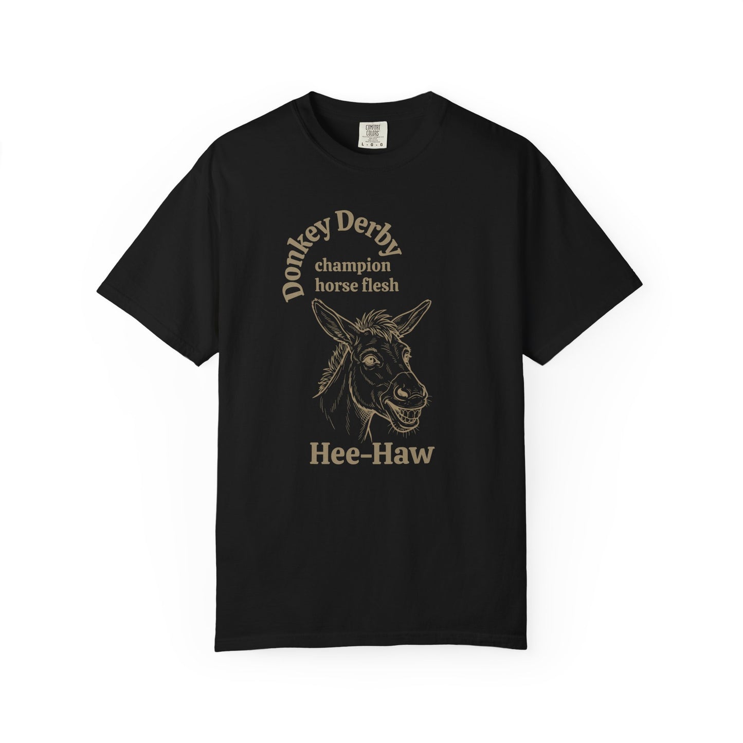 Donkey Derby Hee-Haw Graphic T-Shirt — Vintage Farm Animal Tee