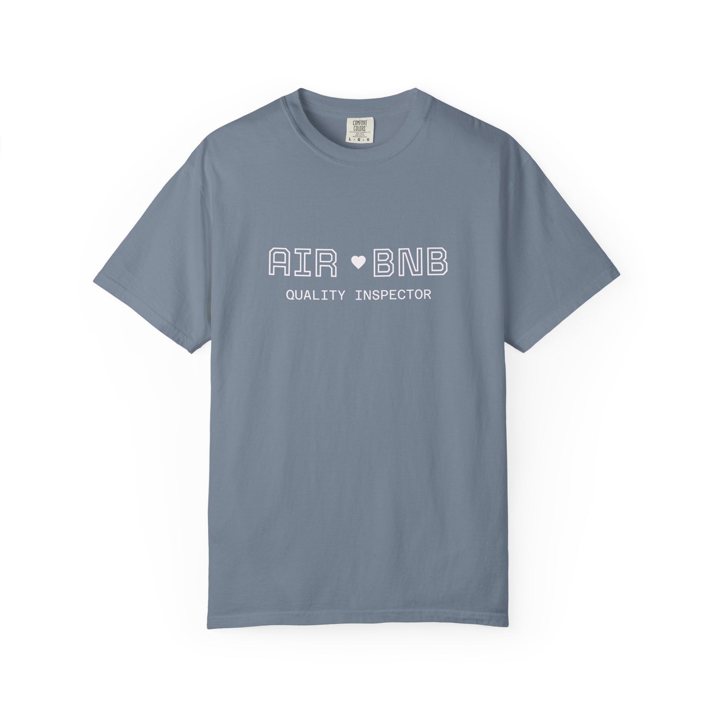 Air BNB Quality Inspector T-Shirt — Vintage Crewneck Tee for Hosts & Travelers