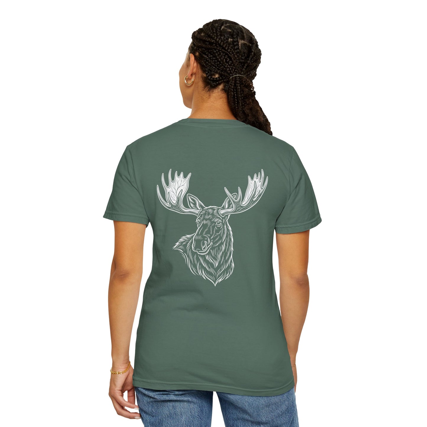 Moosejaw Ridge Graphic T-Shirt — Vintage Moose Head Tee
