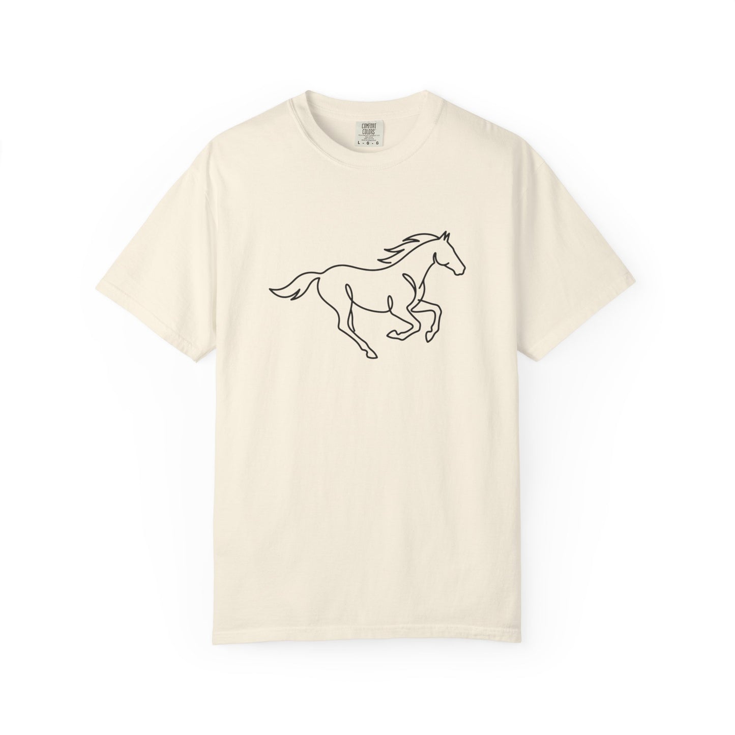 Running Horse Outline T-Shirt