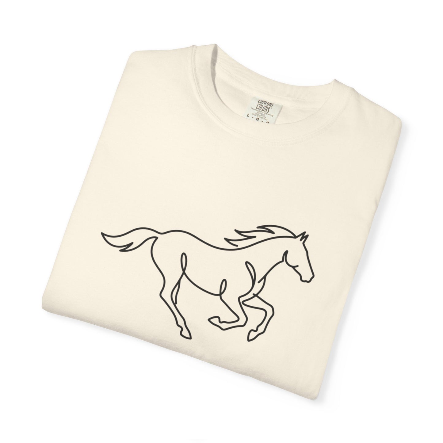 Running Horse Outline T-Shirt
