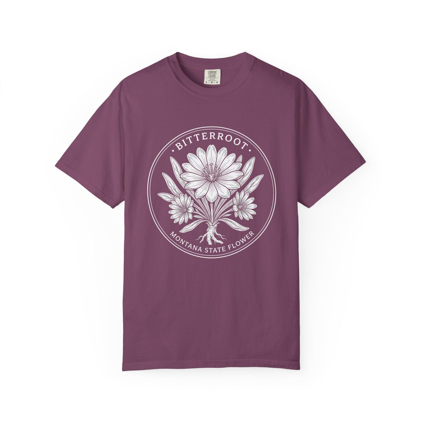 Bitterroot Montana State Flower T-Shirt — Vintage Botanical Tee