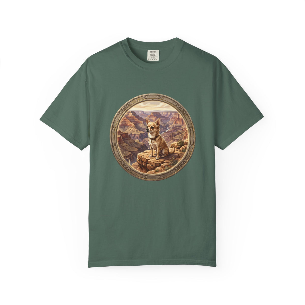 Desert Corgi Scenic T-Shirt — Corgi at the Canyon Graphic Tee