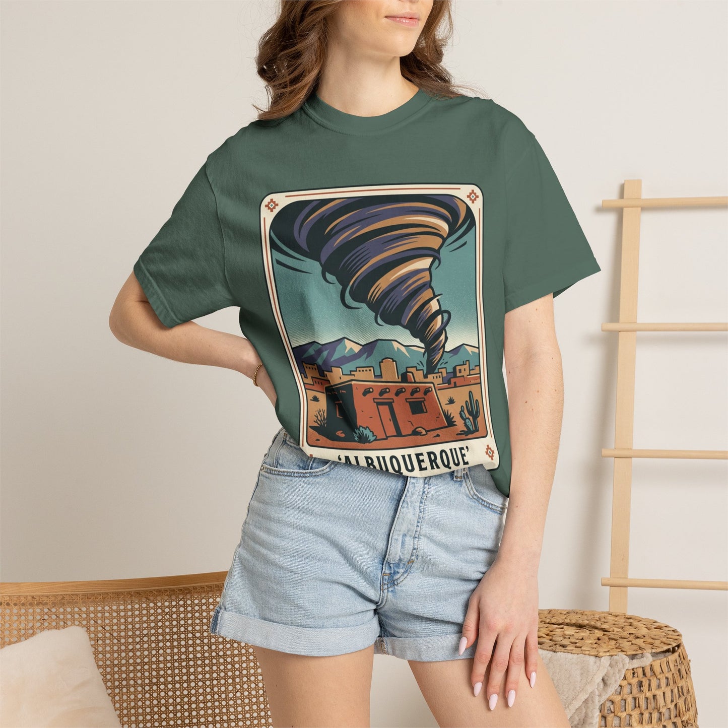 Albuquerque Vintage Tornado Graphic T-Shirt
