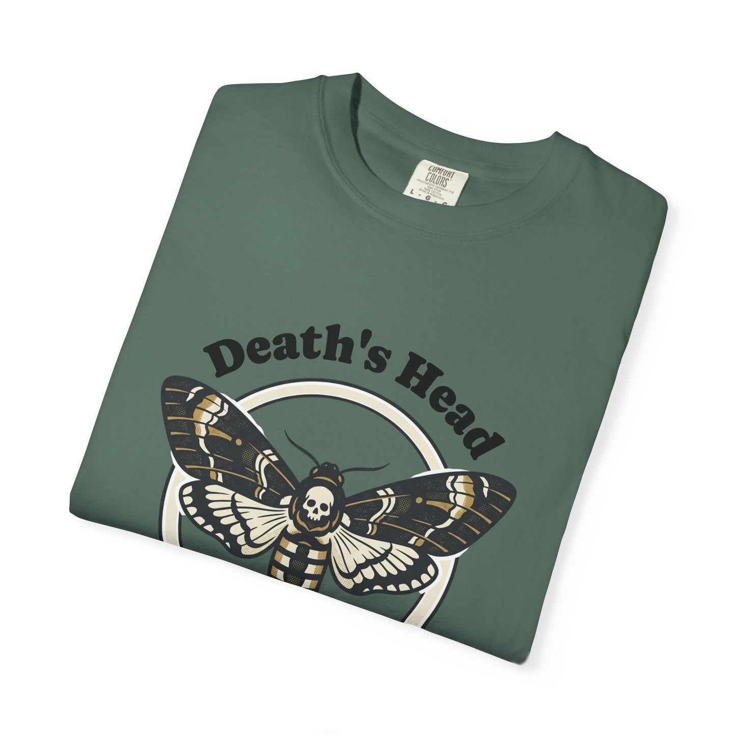 Death's Head Hawkmoth T-Shirt — Vintage Gothic Moth Graphic Tee