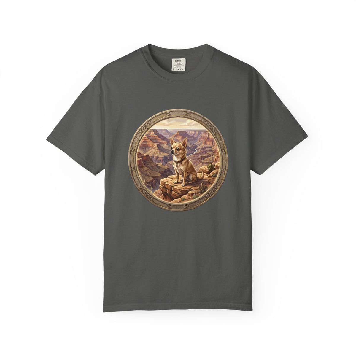Desert Corgi Scenic T-Shirt — Corgi at the Canyon Graphic Tee